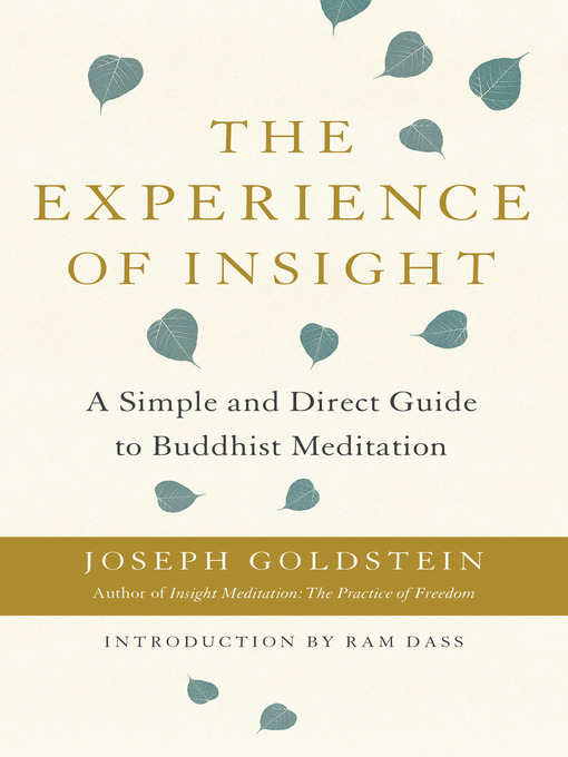 Title details for The Experience of Insight by Joseph Goldstein - Wait list